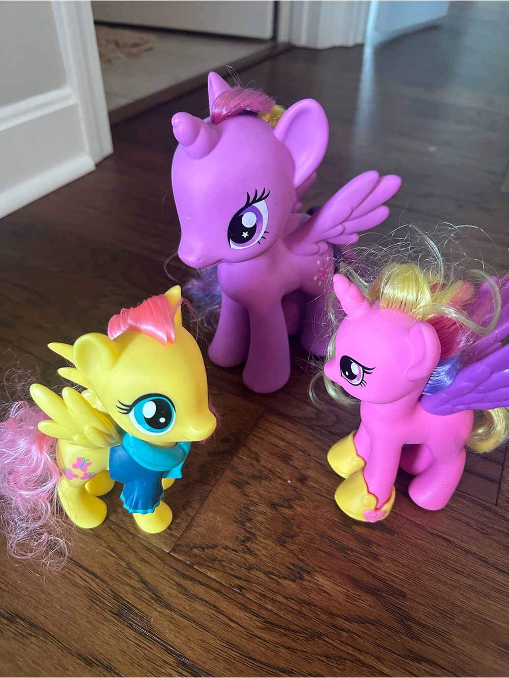 Hasbro my little Pony Trio - Purple, Pink, Yellow